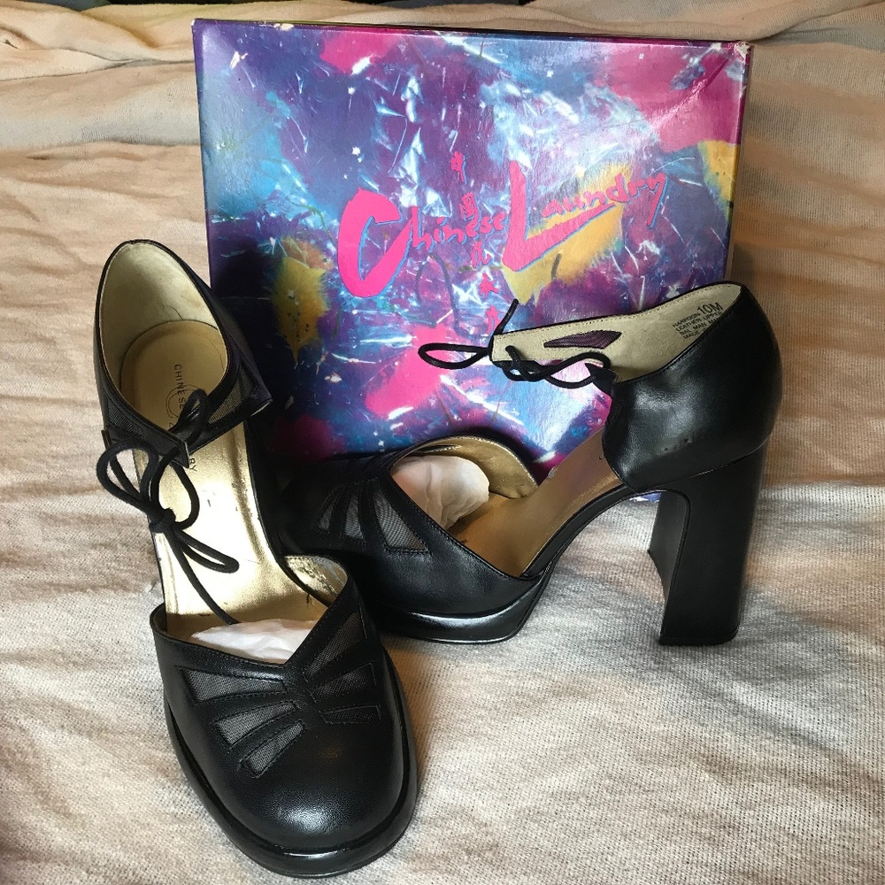 Chinese Laundry Thick Black heels